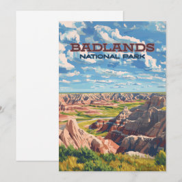 Badlands nationalpark South Dakota Landscape