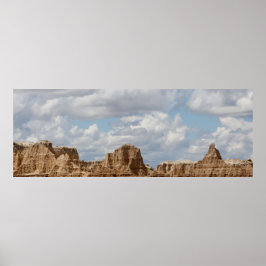 Badlands nationalpark, South Dakota Poster