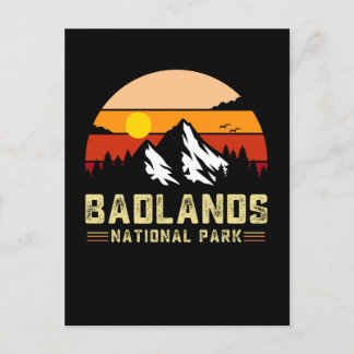 badlands nationalpark South dakota vintage T-Shir Vykort
