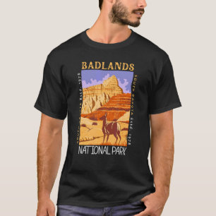 Badlands nationalpark South Dakota Vintage T Shirt