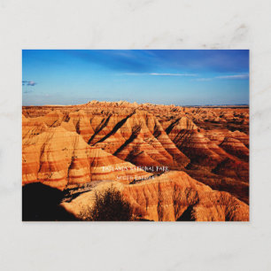 Badlands nationalpark, South Dakota Vykort