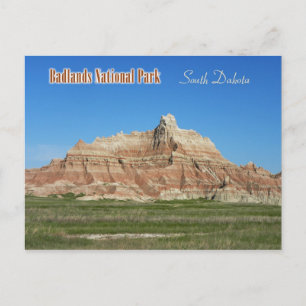 Badlands nationalpark, South Dakota Vykort