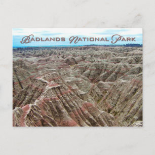 Badlands nationalpark, South Dakota Vykort