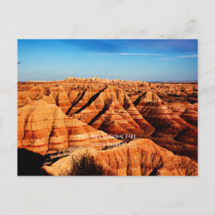 Badlands nationalpark, South Dakota Vykort