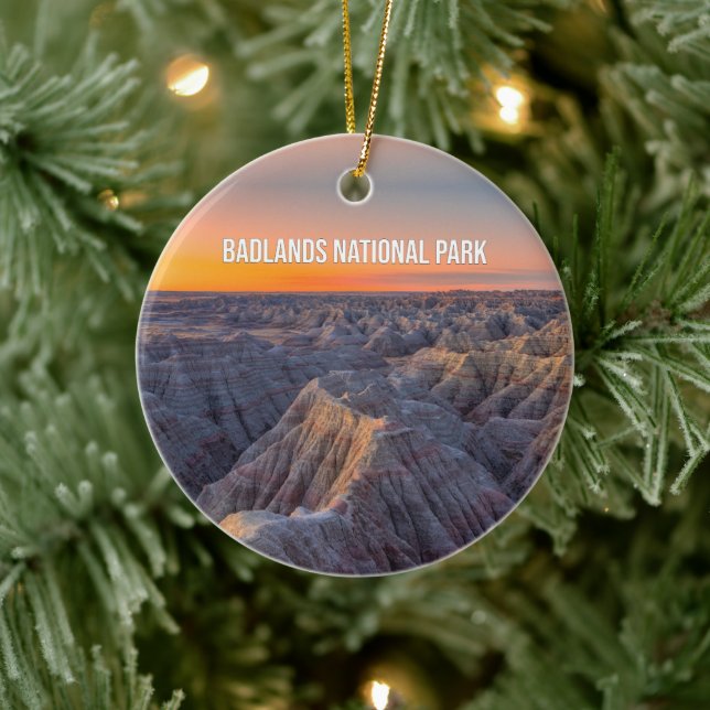 Badlands nationalpark Souvenir Ornament (Träd)