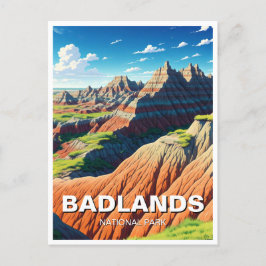Badlands nationalpark Souvenir Vykort
