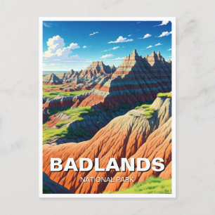 Badlands nationalpark Souvenir Vykort
