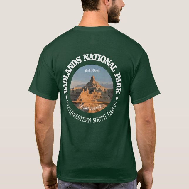 Badlands nationalpark t-shirt (Baksida)
