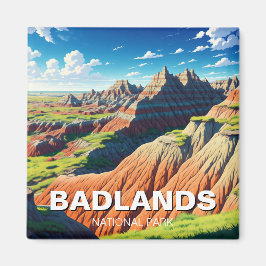 Badlands nationalpark Travel Magnet