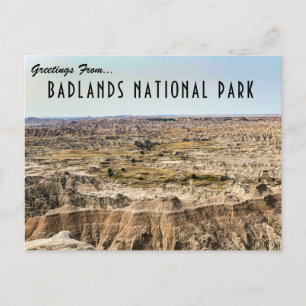 Badlands nationalpark vykort