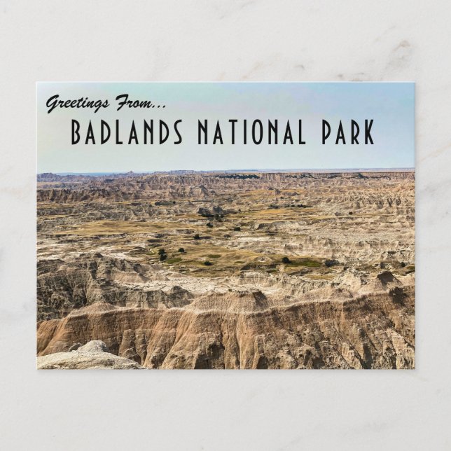 Badlands nationalpark vykort (Framsida)