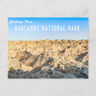 Badlands nationalpark vykort