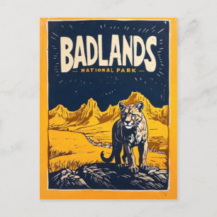 Badlands nationalpark vykort