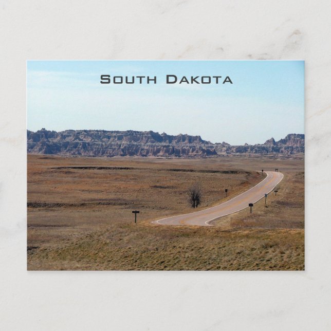 Badlands nationalpark vykort (Framsida)