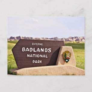 Badlands nationalpark vykort