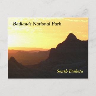 "Badlands nationalpark" vykort