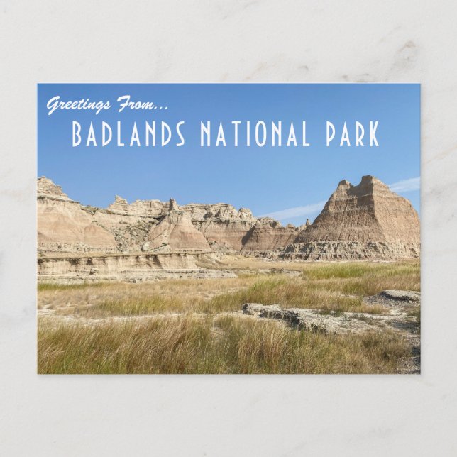 Badlands nationalpark vykort (Framsida)