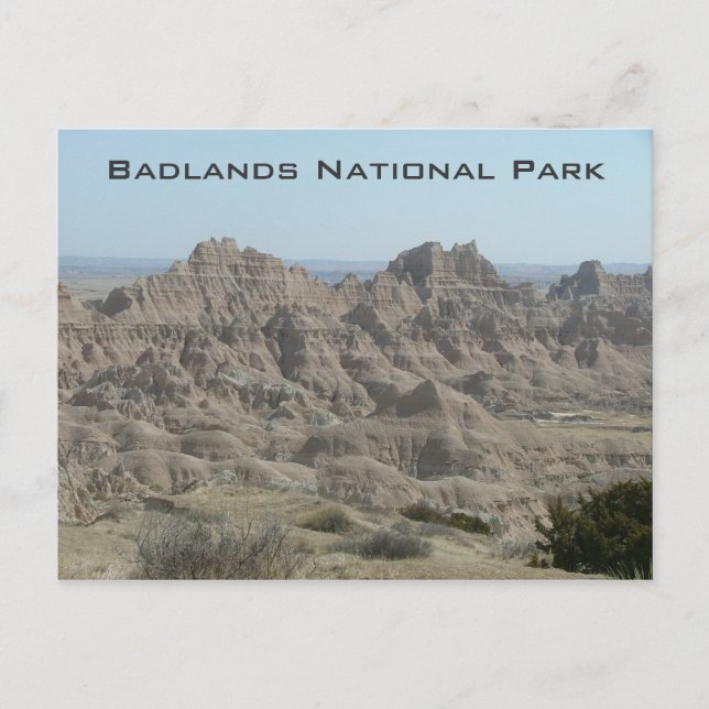 Badlands nationalpark vykort (Framsida)