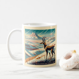 Badlands nationalpark Winter Souvenir Gift Kaffemugg