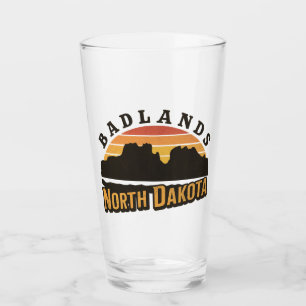 Badlands North Dakota Retro Glaskopp