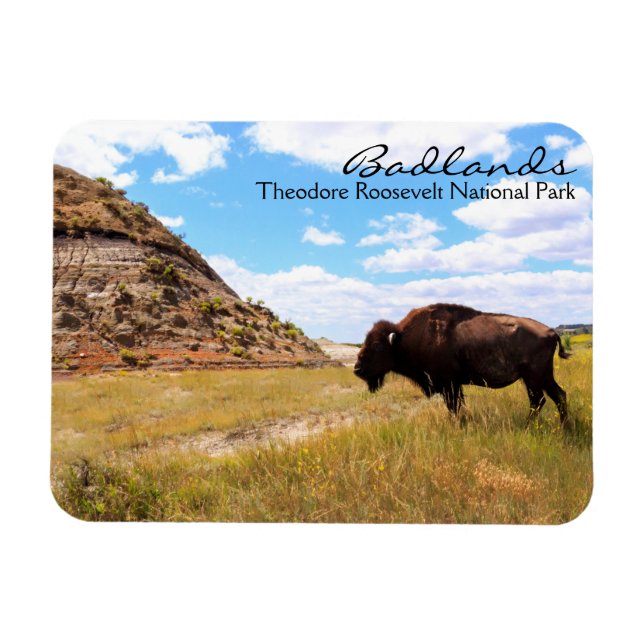 Badlands of North Dakota Magnet (Horisontell)