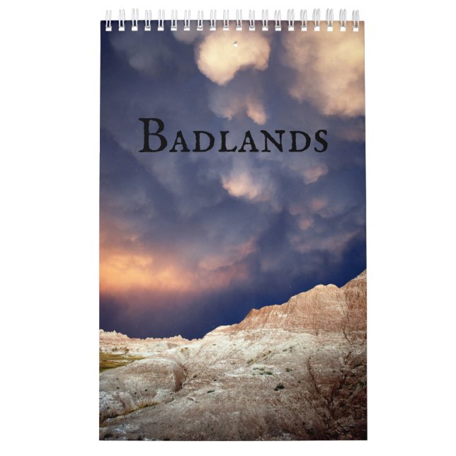 Badlands of South Dakota Kalender (Omslag)