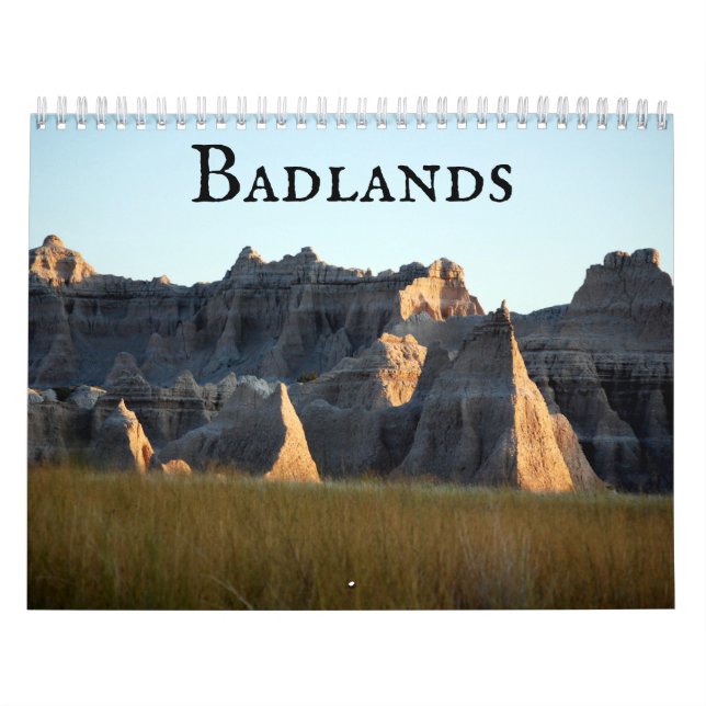 Badlands of South Dakota Kalender (Omslag)