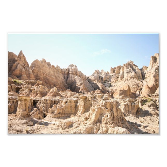 Badlands (södra Dakota) Fototryck (Framsidan)