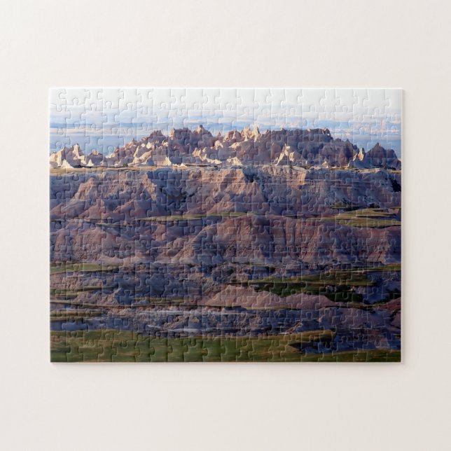 Badlands-solnedgång South Dakota. Pussel (Horisontell)