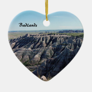 Badlands, South Dakota Julgransprydnad Keramik