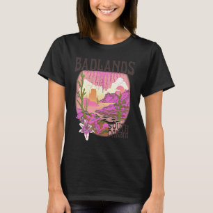 Badlands South Dakota Nationalpark Landskapsbild T Shirt