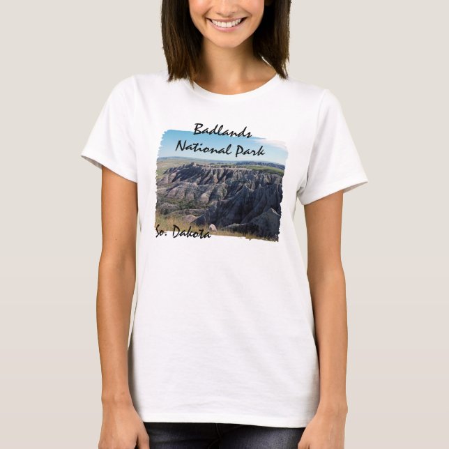 Badlands, South Dakota T-shirt (Framsida)