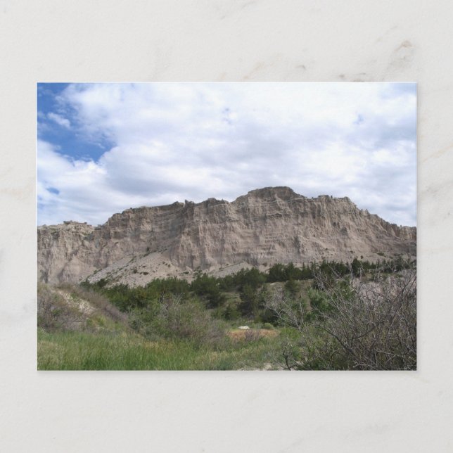 Badlands South Dakota Vykort (Framsida)