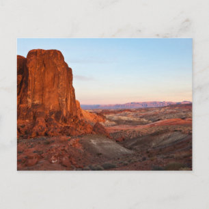 Badlands Sundown Vykort