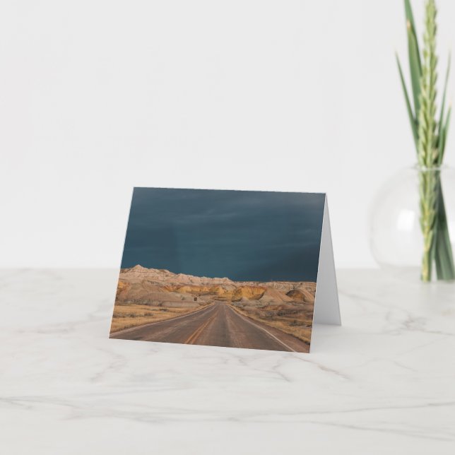 Badlands - Tackkort (Framsida)