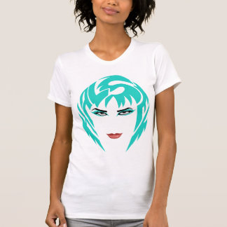 Badlands Teal Damtröja T Shirt