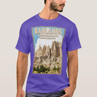 Badlands US National Park South Dakota T Shirt
