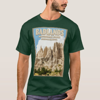 Badlands US National Park South Dakota T Shirt