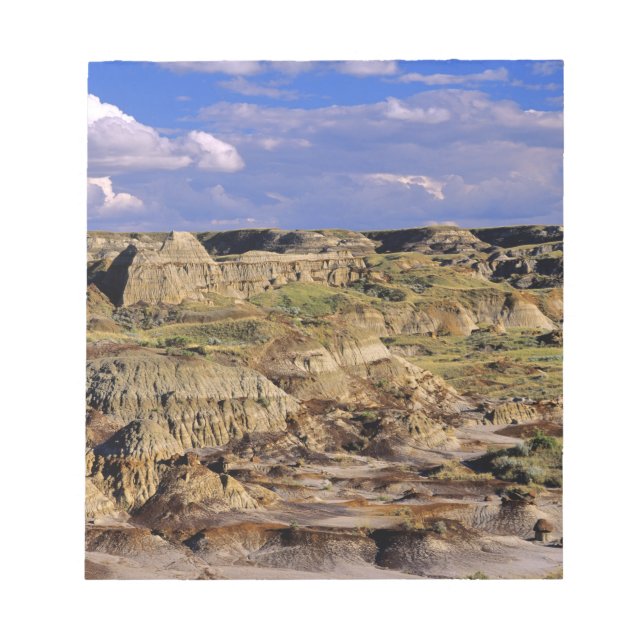 Badlands vid Dinosaur Provincial Park i Alberta, 2 Anteckningsblock (Framsida)