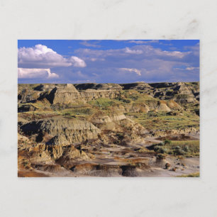 Badlands vid Dinosaur Provincial Park i Alberta, 2 Vykort