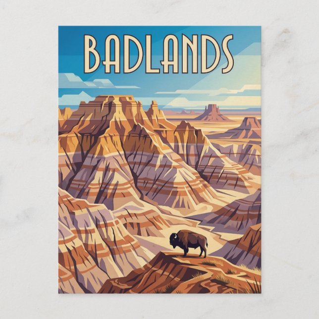 Badlands Vykort (Framsida)
