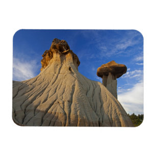 Badlandsformationer vid Makoshika State Park i Magnet