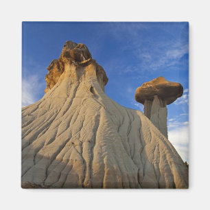 Badlandsformationer vid Makoshika State Park i Magnet