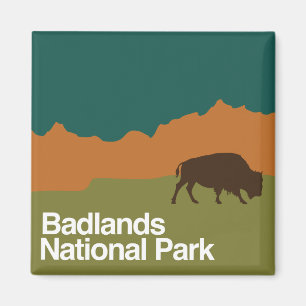Badlandsnationalpark Magnet