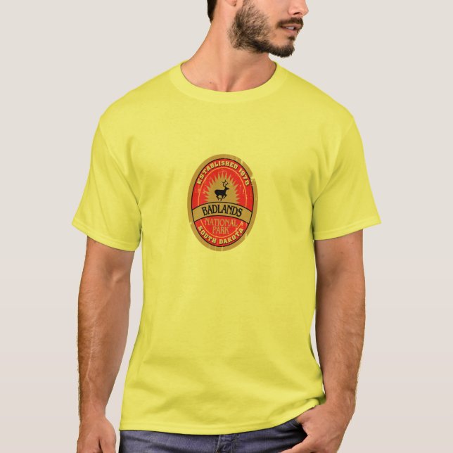 Badlandsnationalpark T-shirt (Framsida)