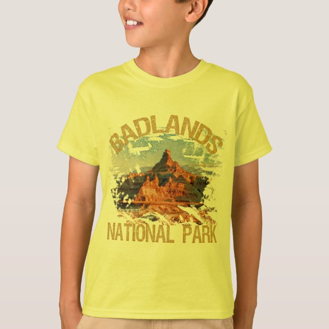 Badlandsnationalpark Tee (Framsida)