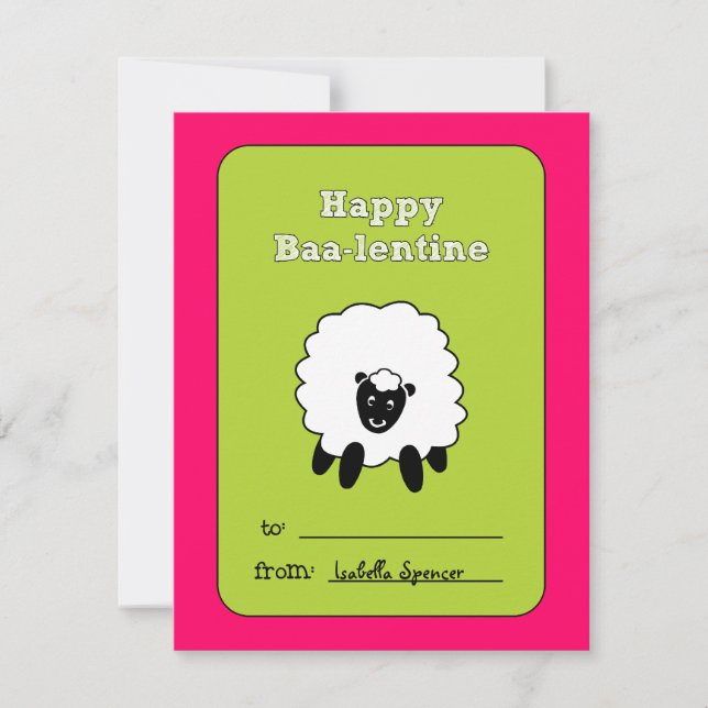 Badlinet Kids Valentine Card Julkort (Framsida)