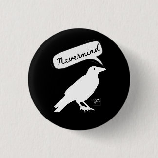 Badly-Edgar Allen Poe Pin Raven Pin Knapp