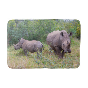 Badmattan Rhino Mamma och Baby Badrumsmatta