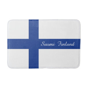 Badmattor i finska Flagga Badrumsmatta
